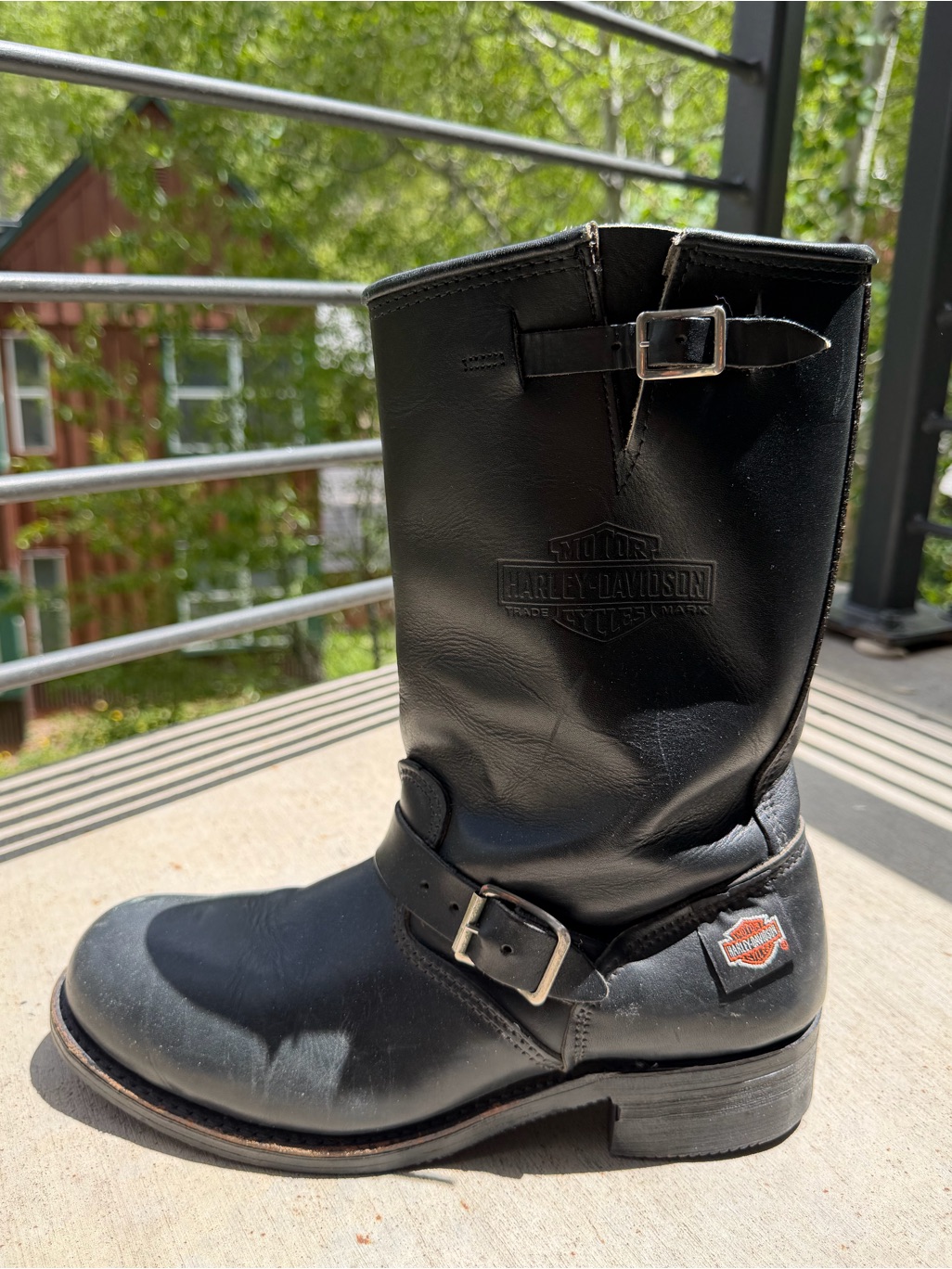 9.5 Harley Davidson Biker Boots Vintage
